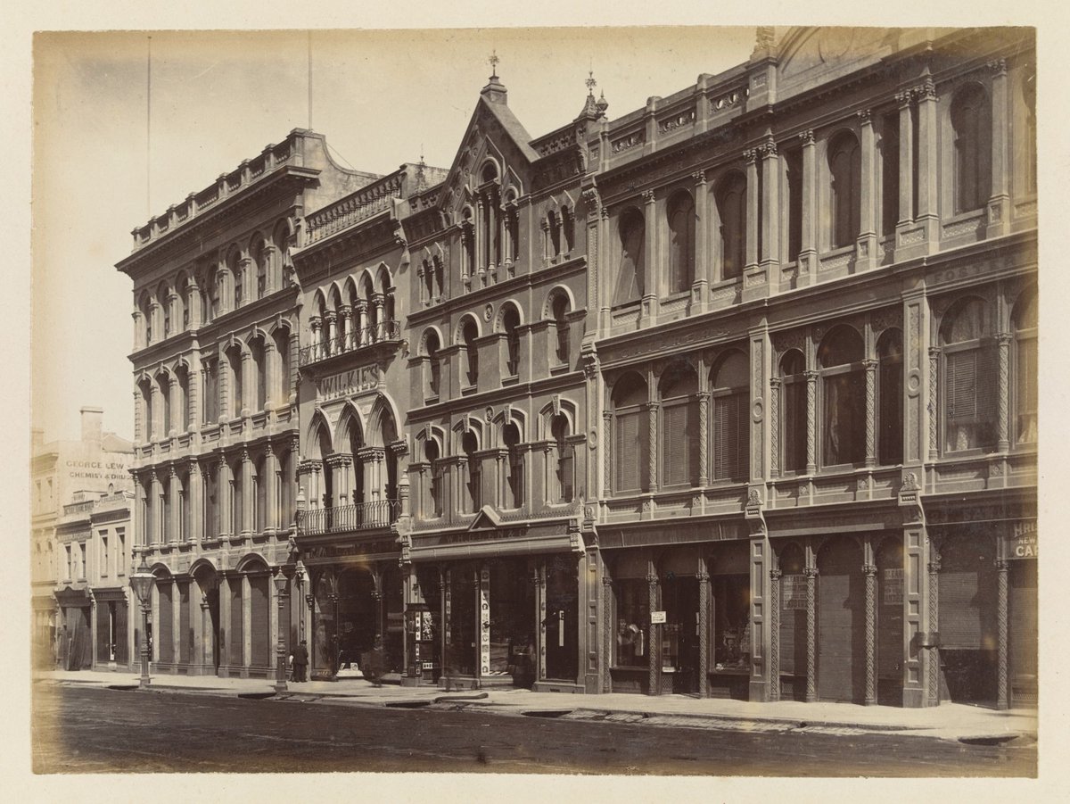 The Block Collins Street, Melbourne City (c. 1883)
