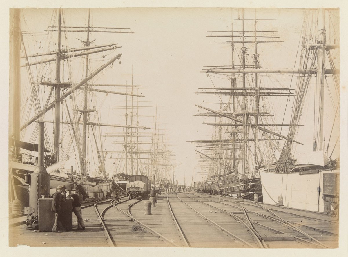 Railway Pier, Port Melbourne (c. 1883)