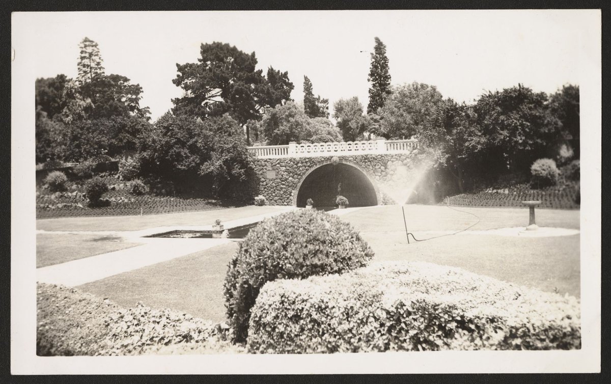 Sunken Garden in Melbourne Gardens, Melbourne City (1941)