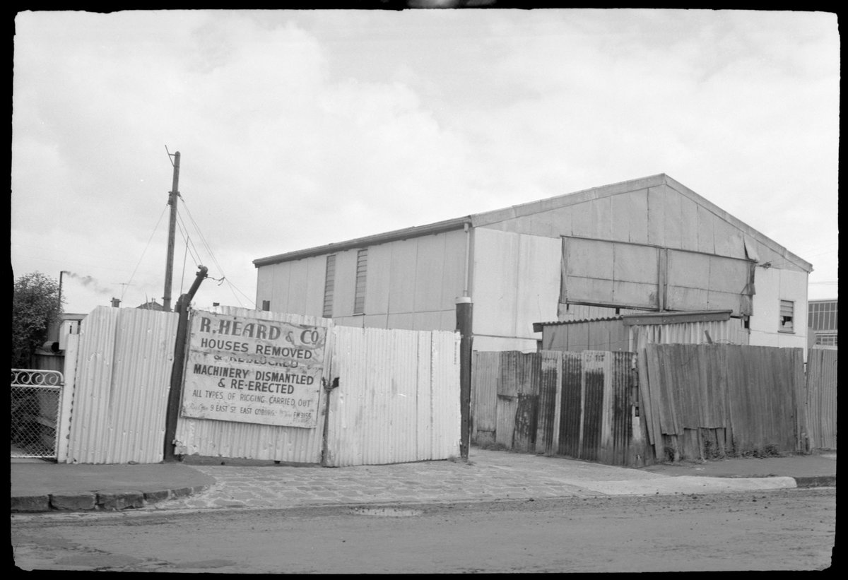 Unidentified streetscape, Coburg (1945–55)