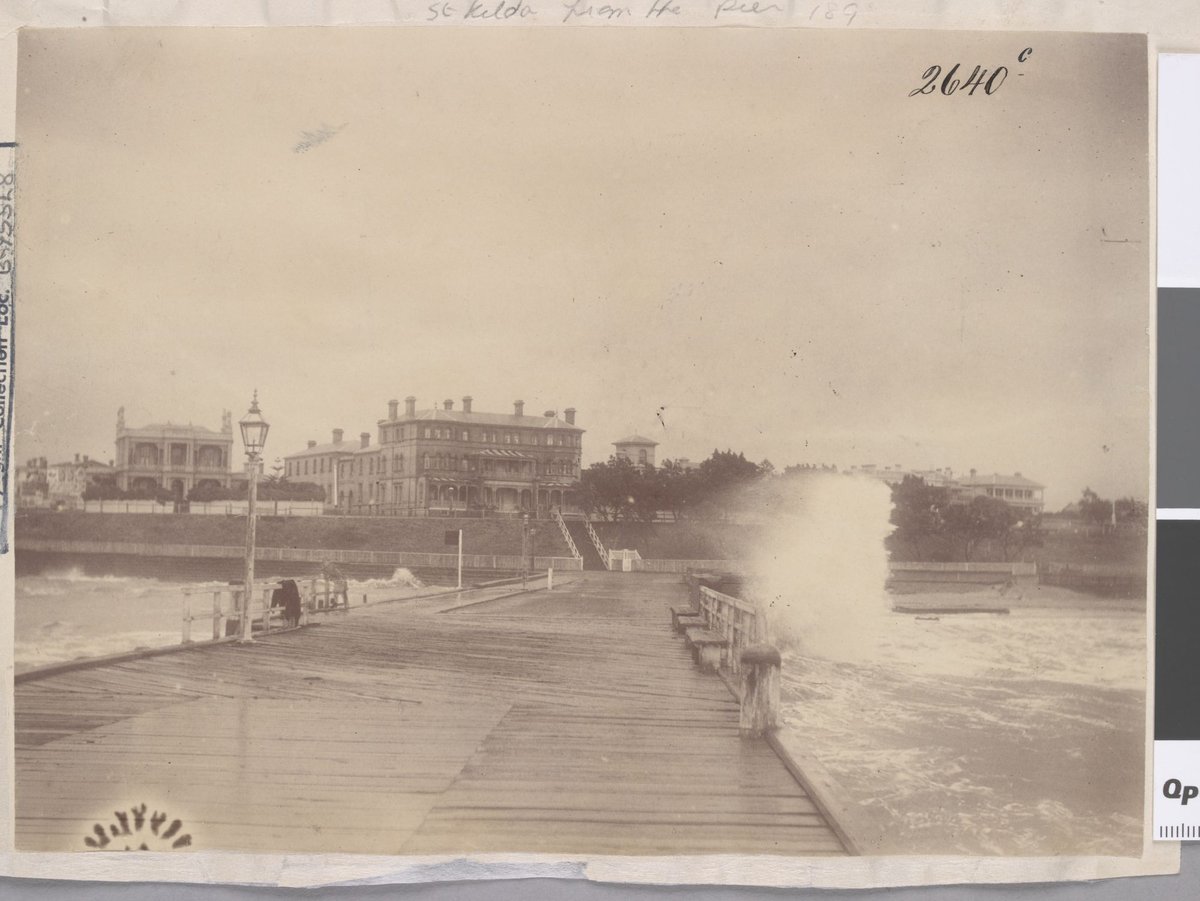St. Kilda from the pier, St Kilda (1891)
