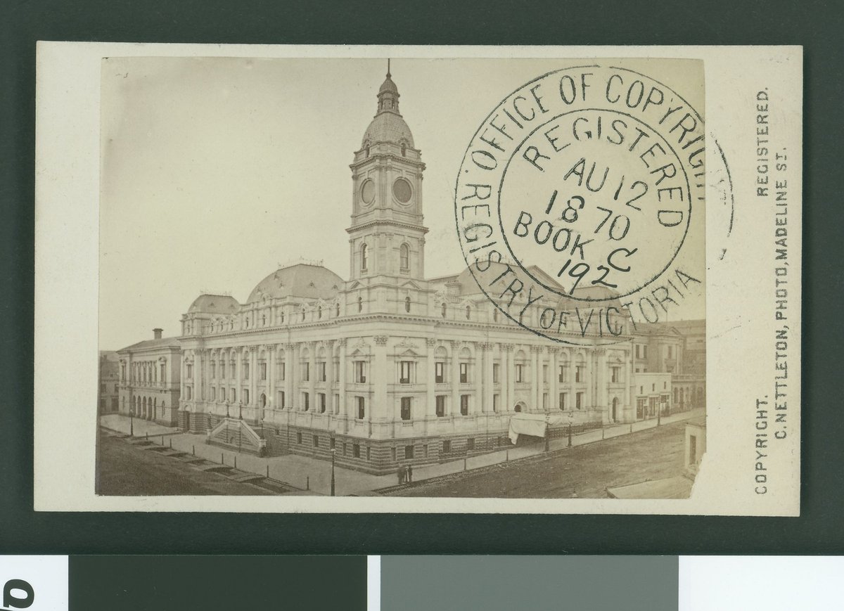 New Town Hall Melbourne, Melbourne City (1870)