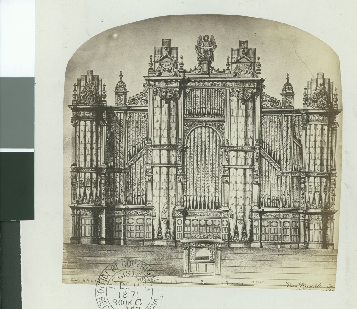 New organ for the Town Hall, Melbourne, Melbourne City (1871)