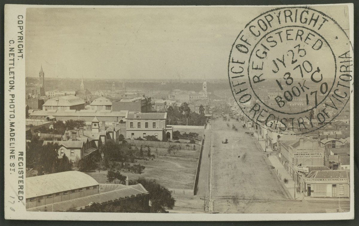 Swanston Street, Melbourne City (1870)