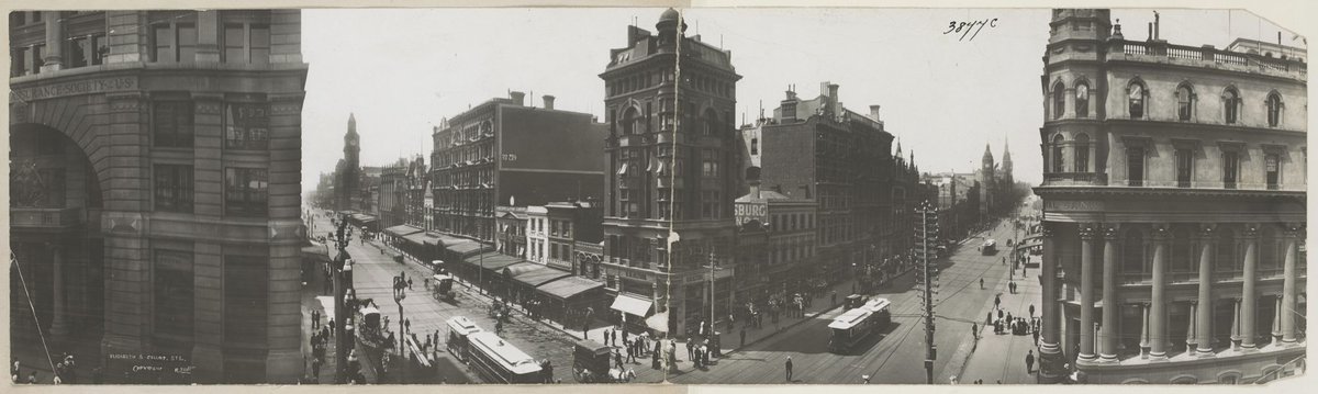 Elizabeth & Collins Sts, Melbourne City (1905?)