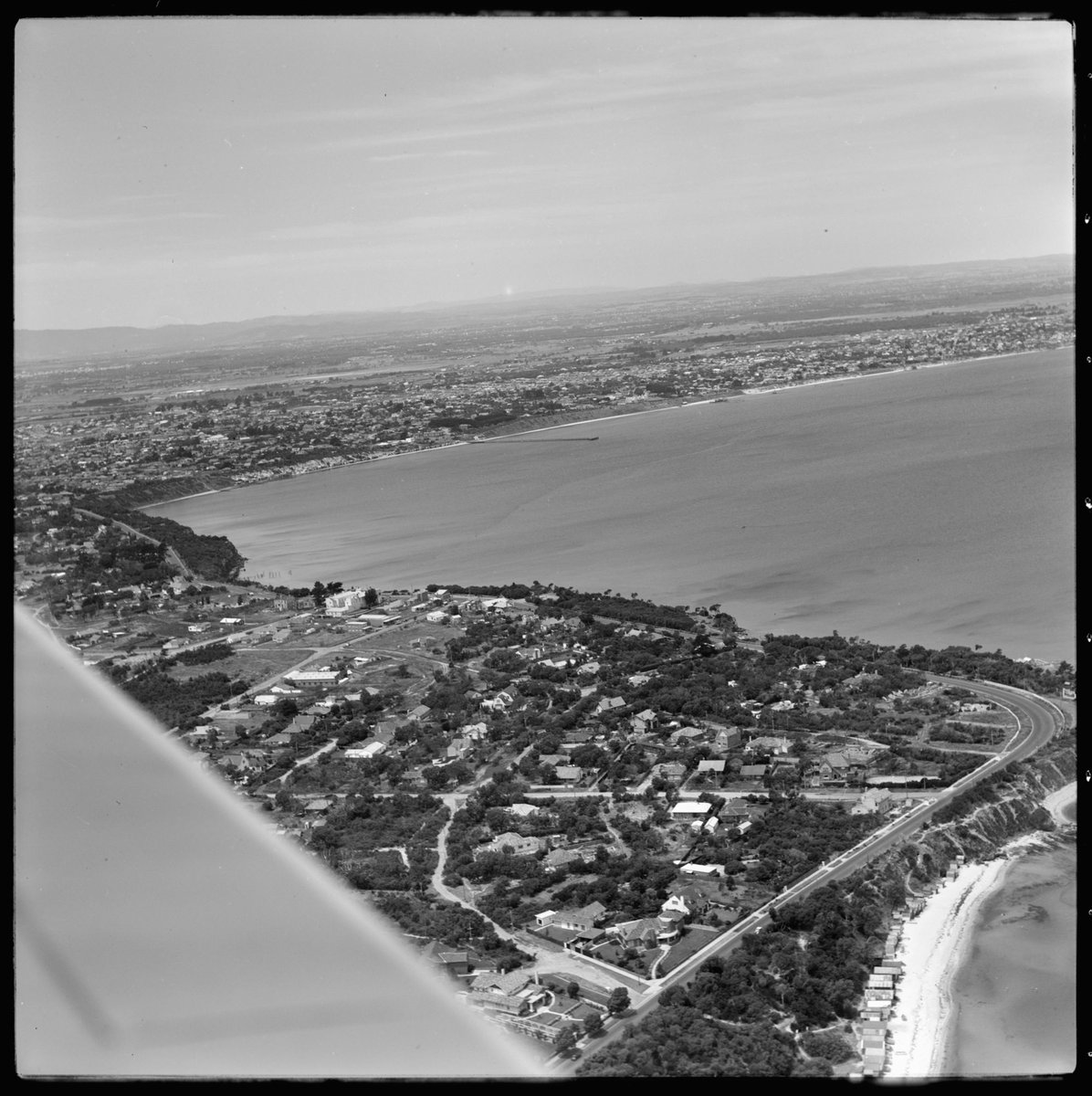 Aerial view of Beaumaris, Victoria, looking east (1949)