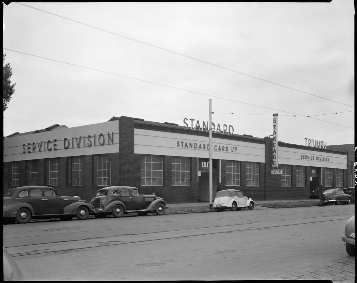Standard Cars Ltd, Motor Car Service Division, 568 Elizabeth Street, Melbourne, Melbourne City (c. 1951)