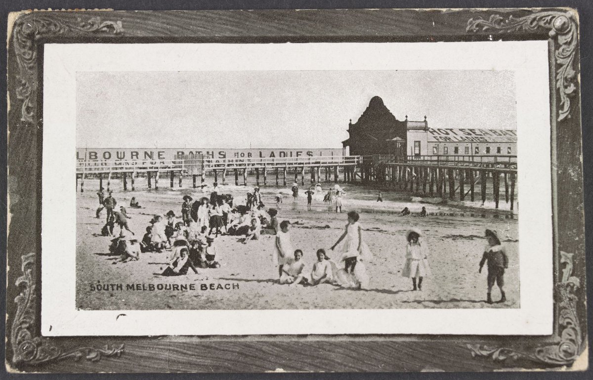 SOUTH MELBOURNE BEACH (c. 1910)