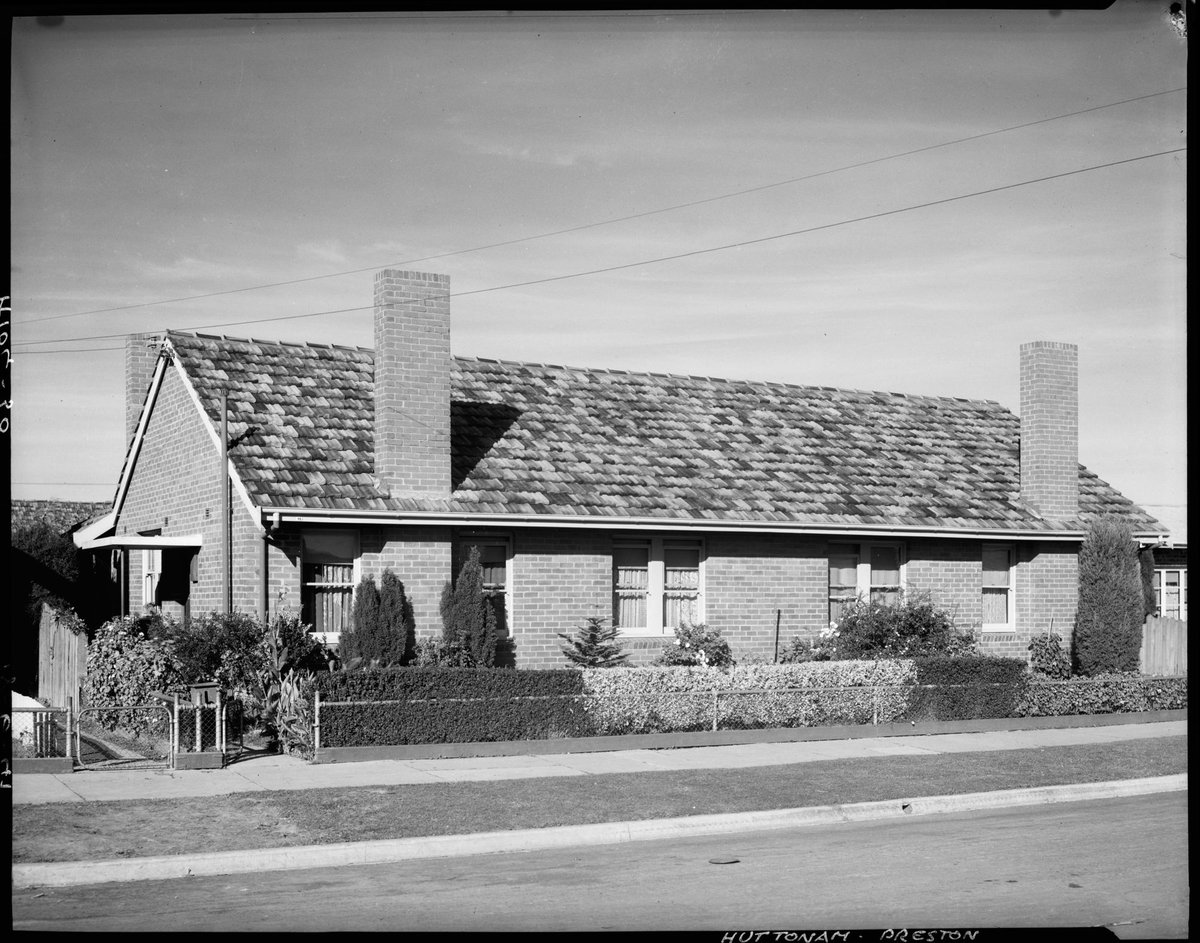 Housing Commission of Victoria homes on the Preston Estate, including the Huttonham Estate (1947)