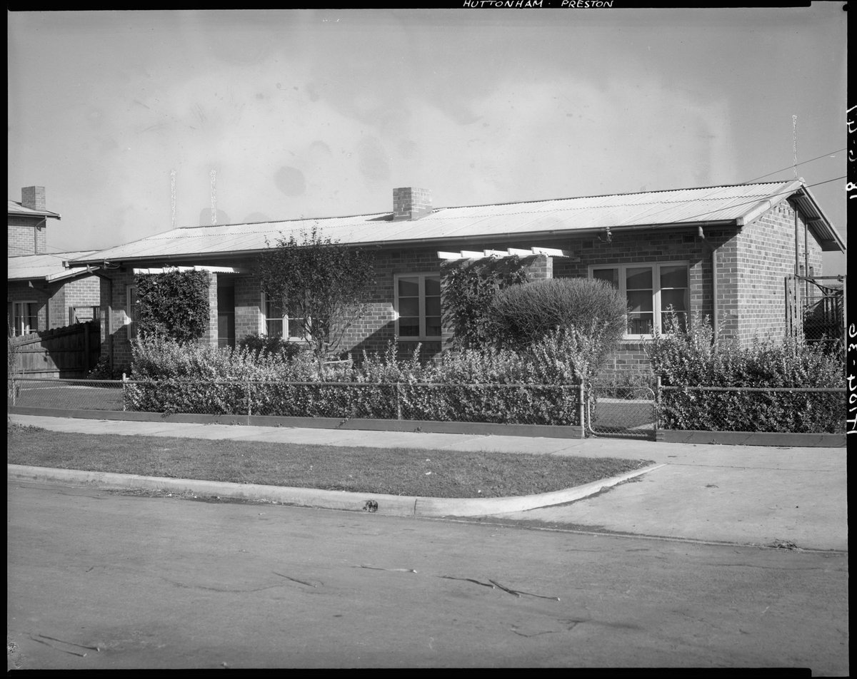 Housing Commission of Victoria homes on the Preston Estate, including the Huttonham Estate (1947)