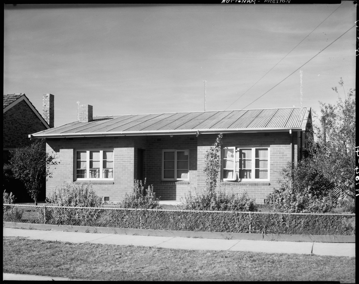 Housing Commission of Victoria homes on the Preston Estate, including the Huttonham Estate (1947)