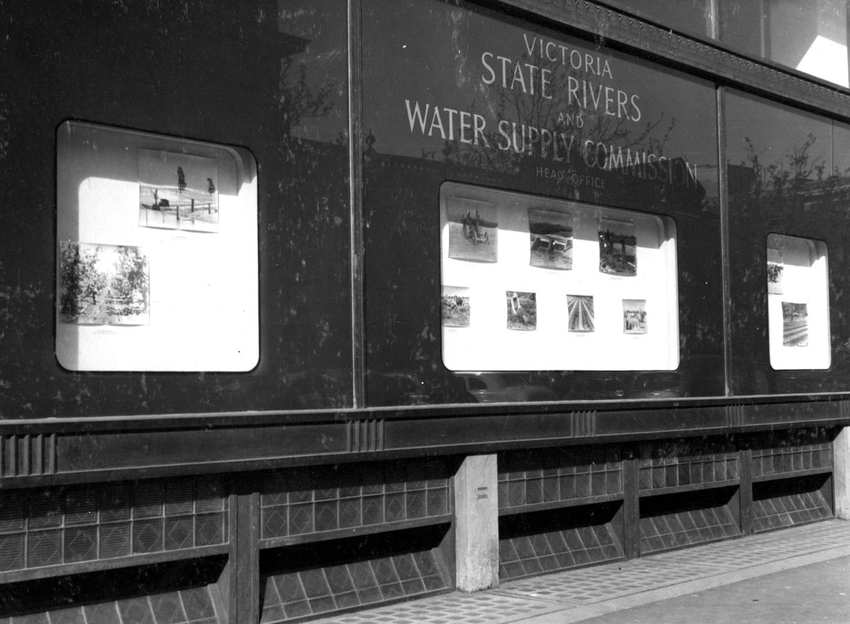 View Of First Window Display - Centenary Hall, Exhibition Street, Melbourne City (1946)