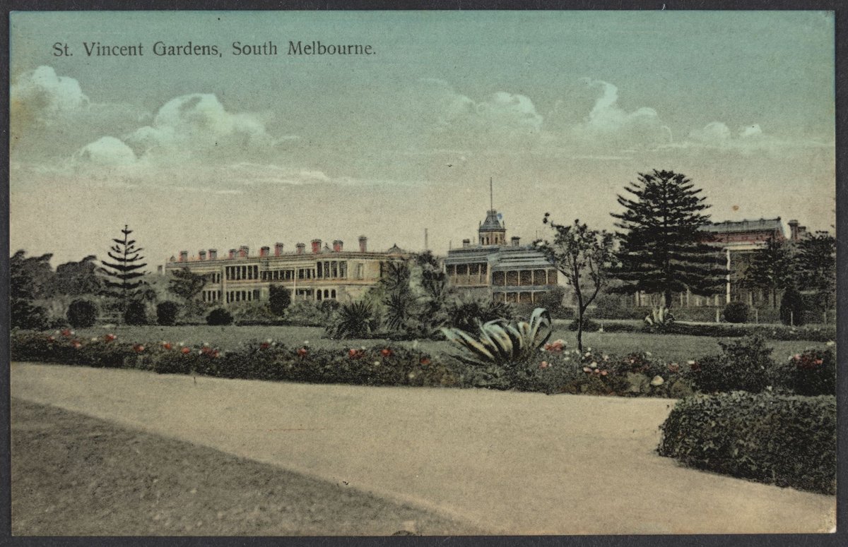 St. Vincent Gardens, South Melbourne (c. 1908)