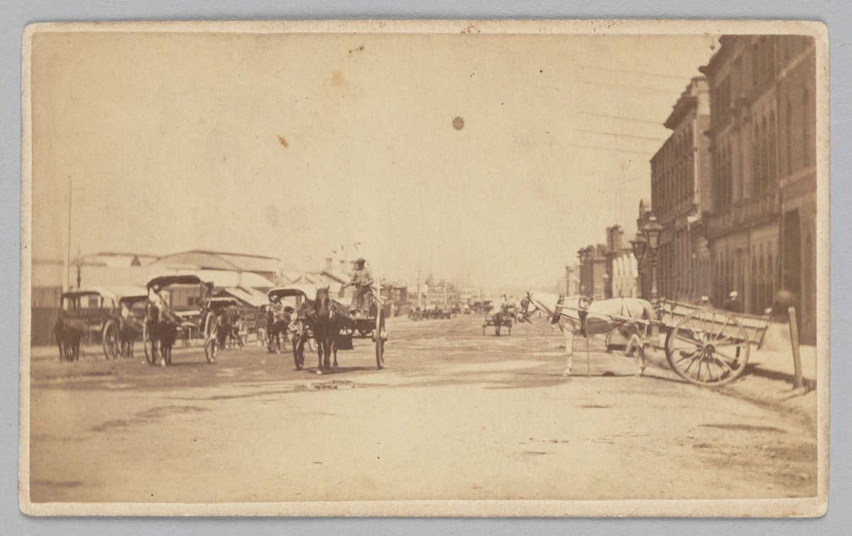 Flinders Street, Melbourne, Melbourne City (c. 1867)