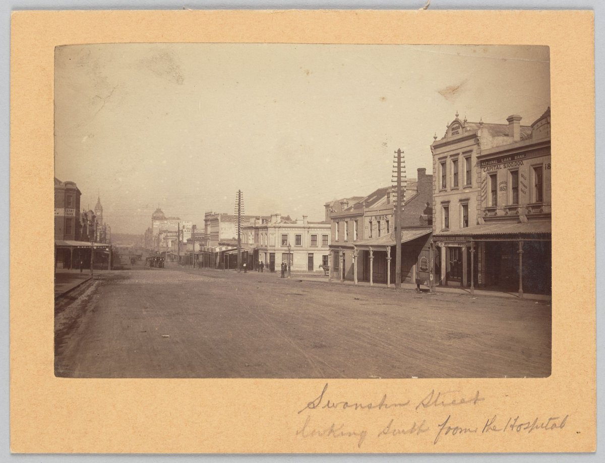 Swanston Street, Melbourne, Melbourne City (c. 1880)