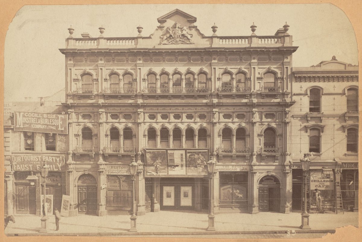 Theatre Royal, 232 Bourke St., or 75 Bourke St. East, Melbourne, Melbourne City (c. 1885)