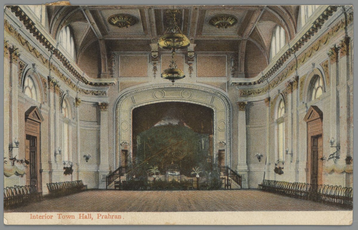 Interior Town Hall, Prahran (c. 1906)