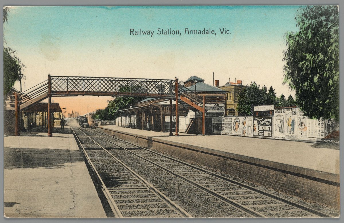 Railway Station, Armadale, Vic (c. 1906)
