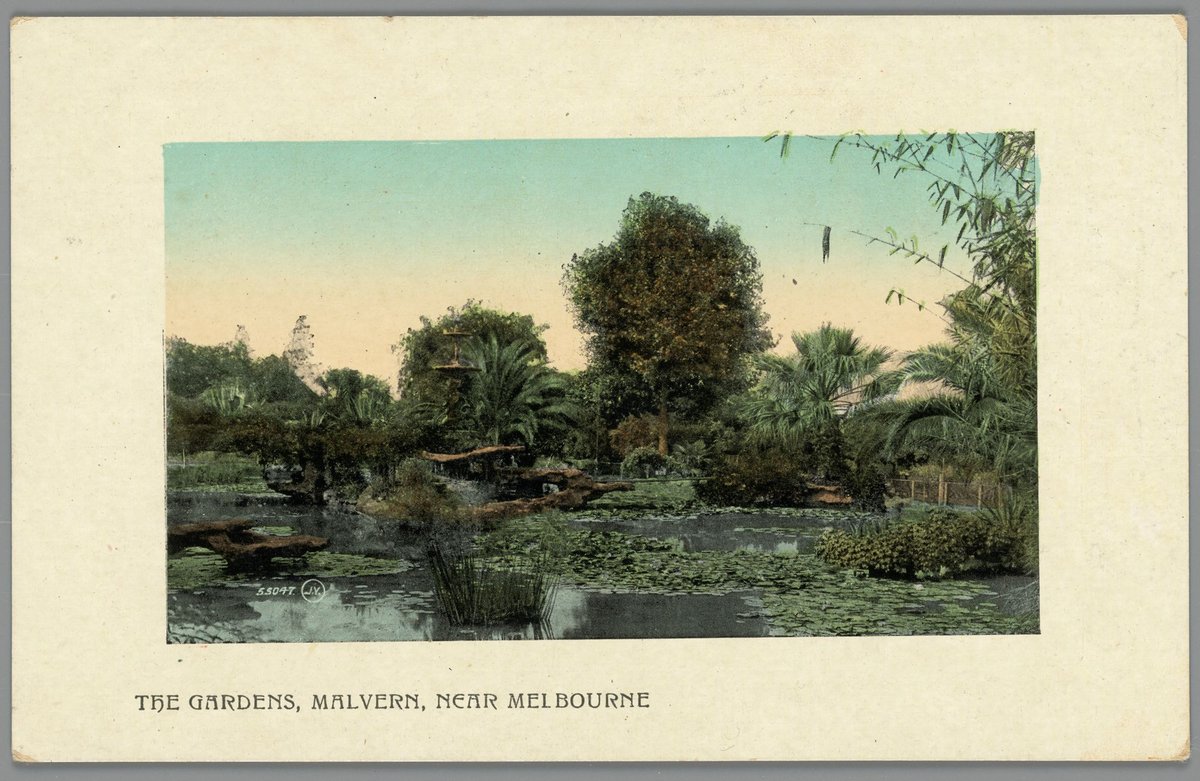 THE GARDENS, MALVERN, NEAR MELBOURNE (c. 1907)