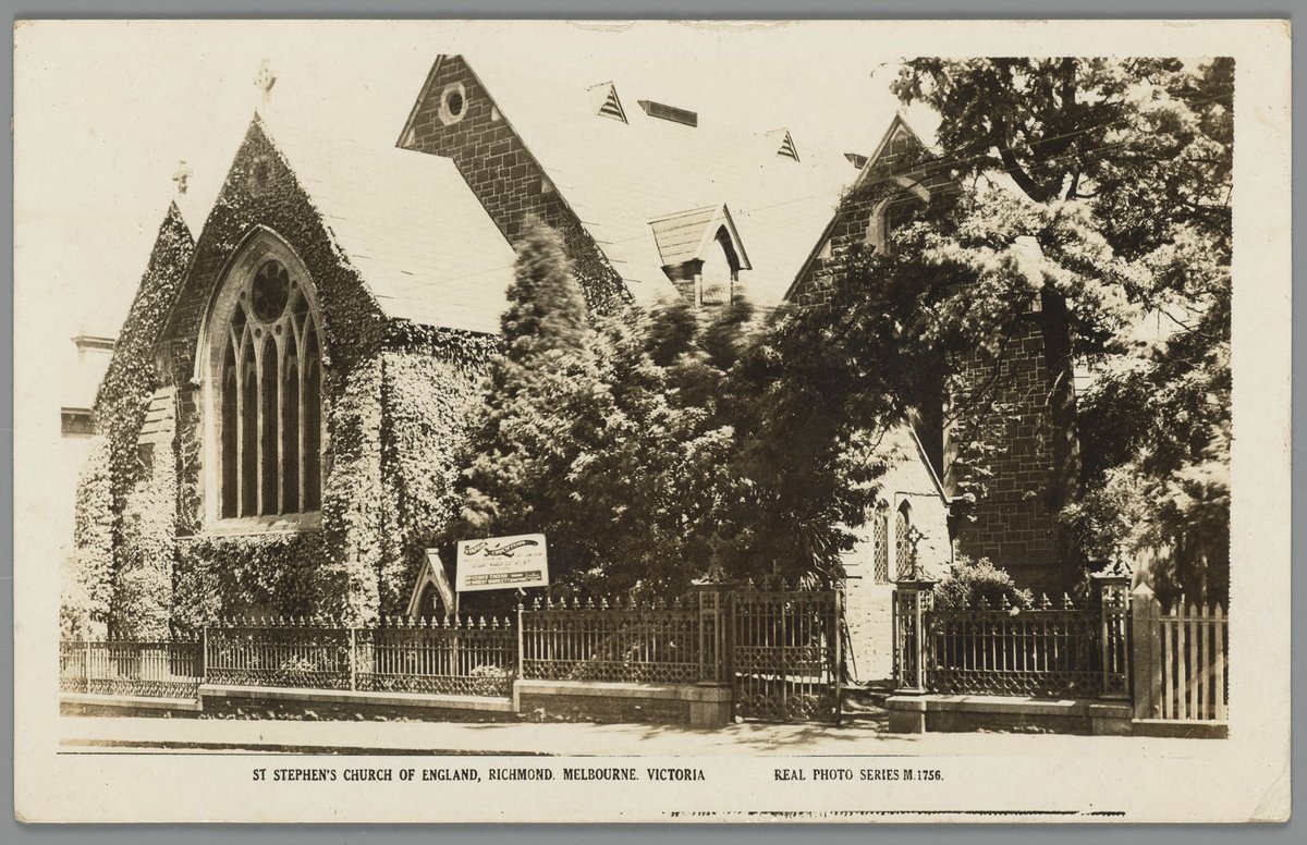 ST. STEPHEN'S CHURCH OF ENGLAND, RICHMOND, MELBOURNE, VICTORIA (c. 1921)