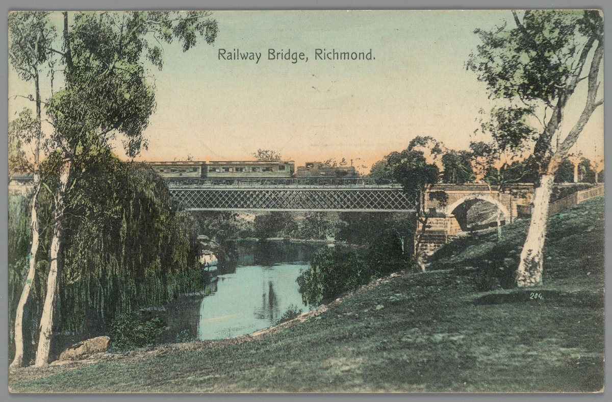Railway Bridge, Richmond (c. 1908)