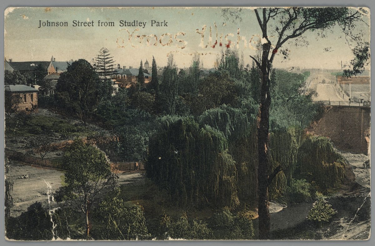 Johnson Street from Studley Park, Kew (c. 1908)