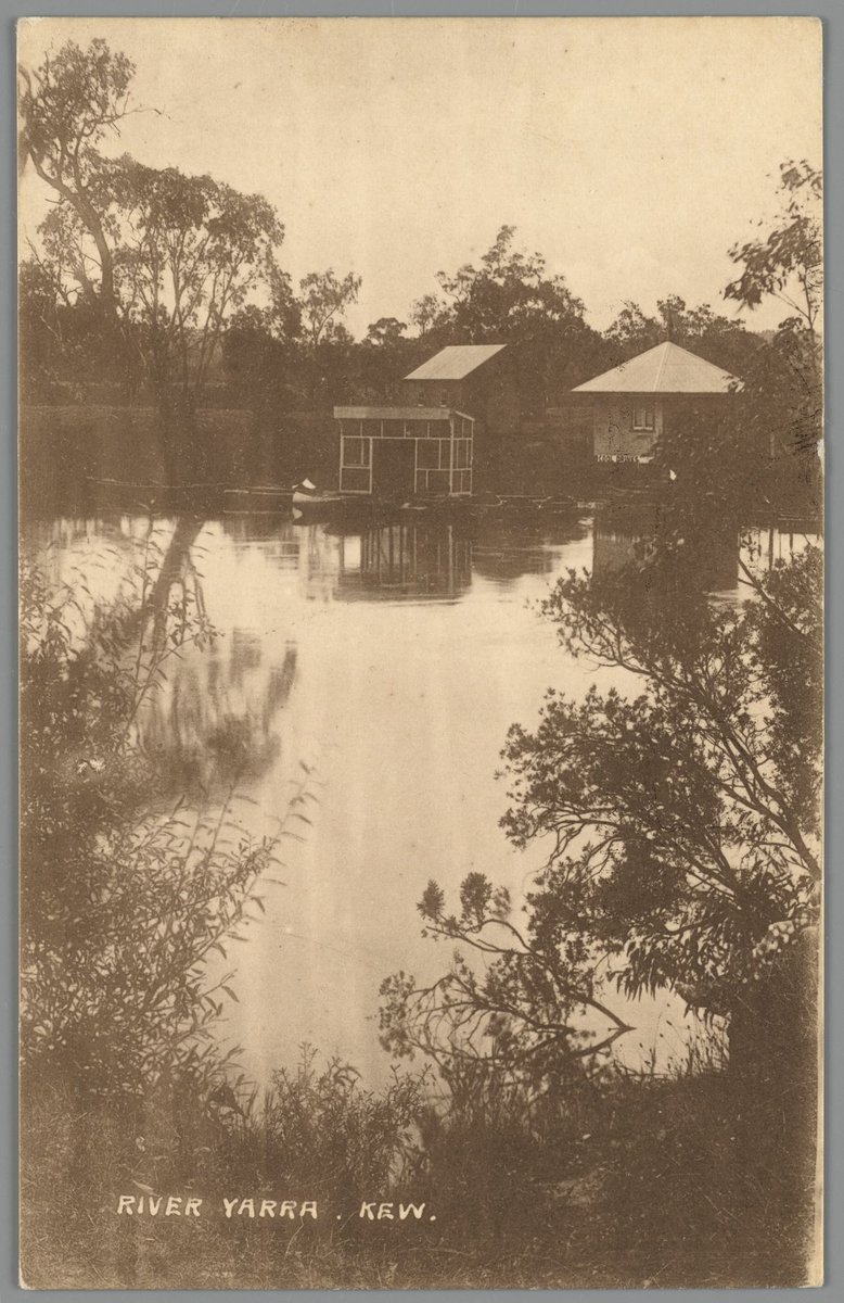 RIVER YARRA. KEW (c. 1910)