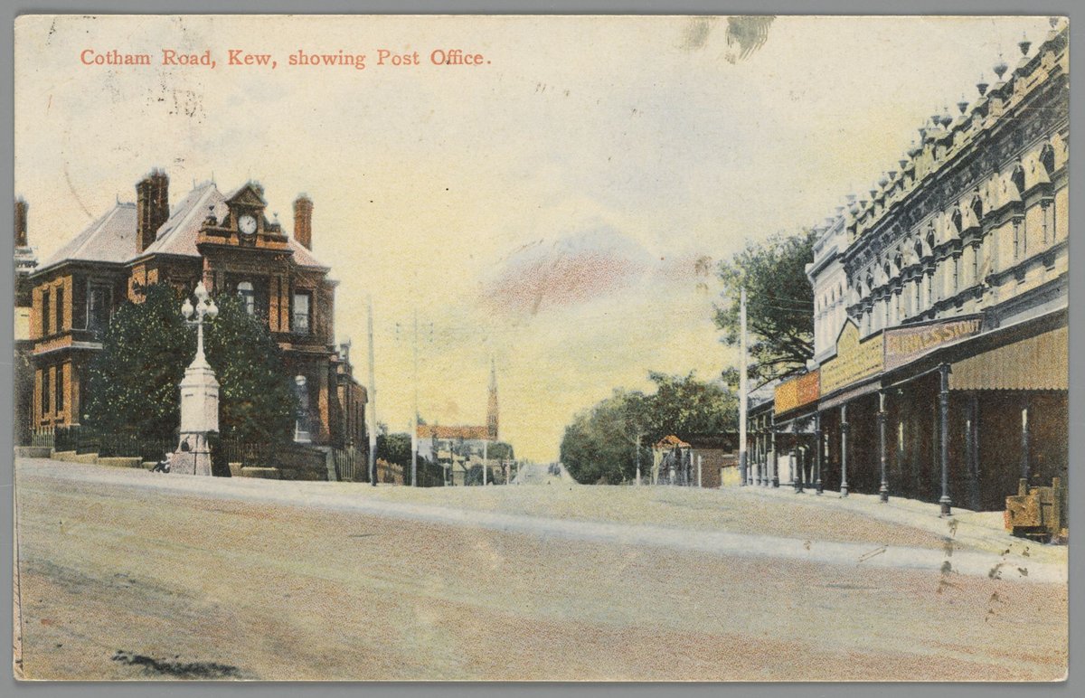 Cotham Road, Kew, showing Post Office (c. 1907)