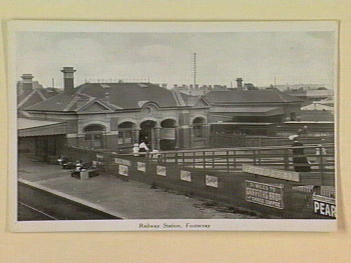 Railway Station, Footscray (c. 1910)