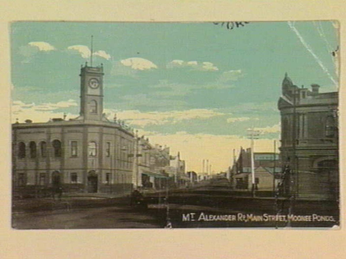Mt. Alexander Rd; Main Street, Moonee Ponds (c. 1907)
