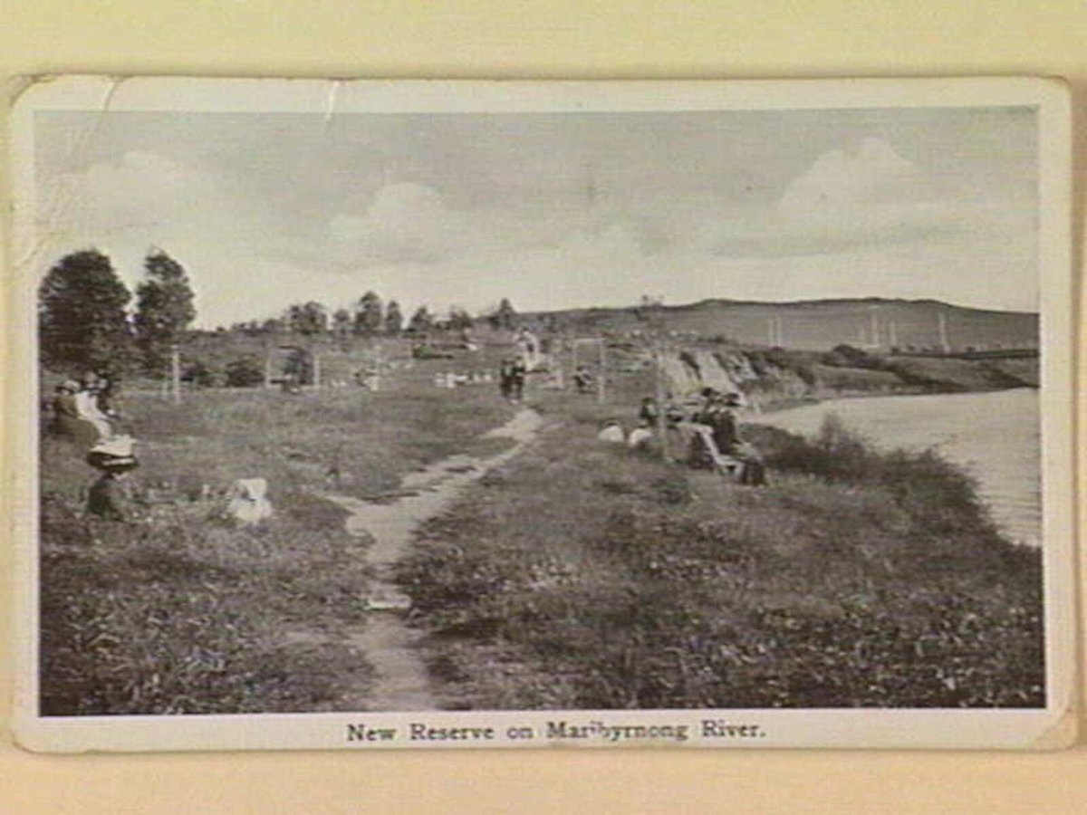 New Reserve on Maribyrnong River (c. 1911)