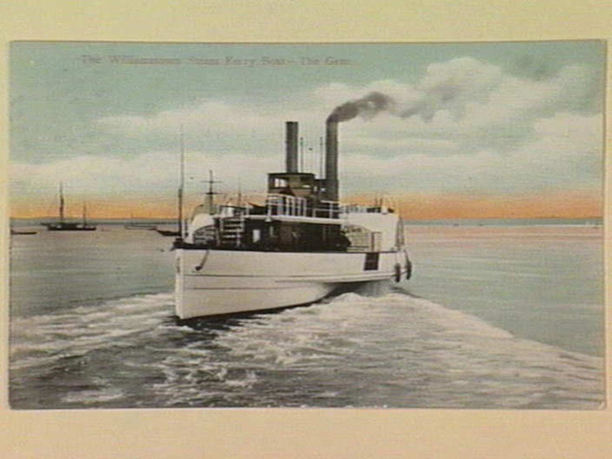 The Williamstown Ferry Boat - The Gem (c. 1909)