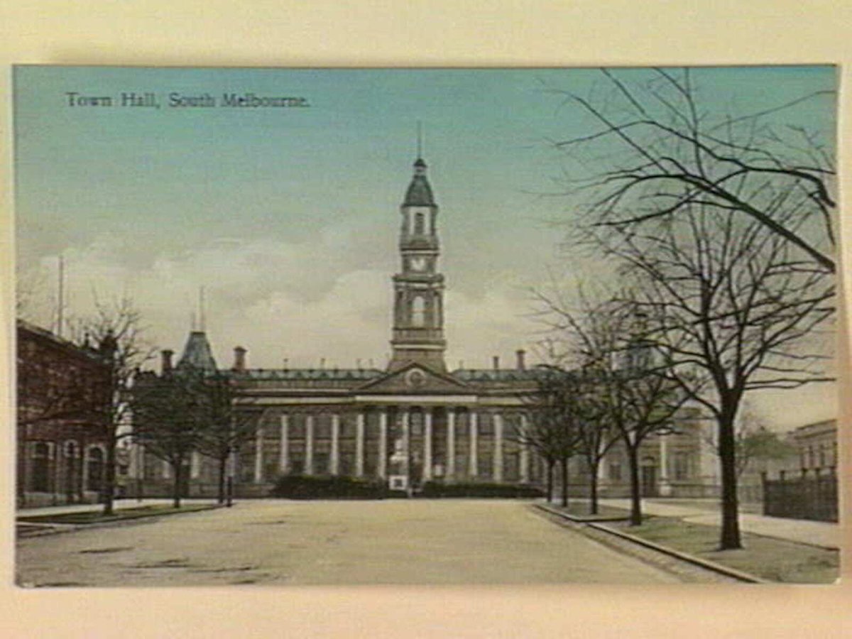 Town Hall, South Melbourne (c. 1908)