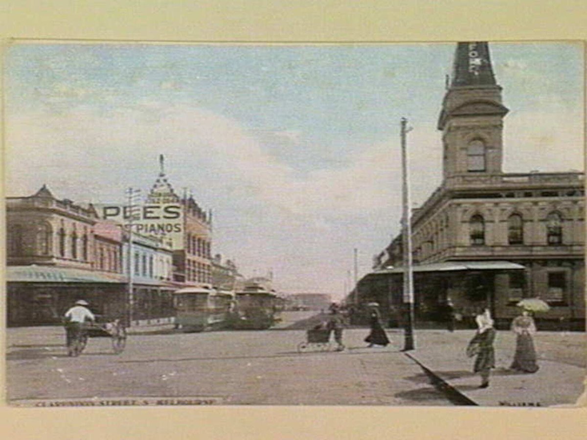 CLARENDON STREET, S. MELBOURNE (c. 1907)