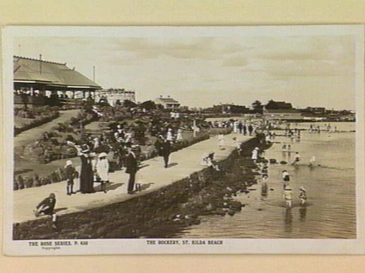 THE ROCKERY, ST. KILDA BEACH, St Kilda (c. 1913)