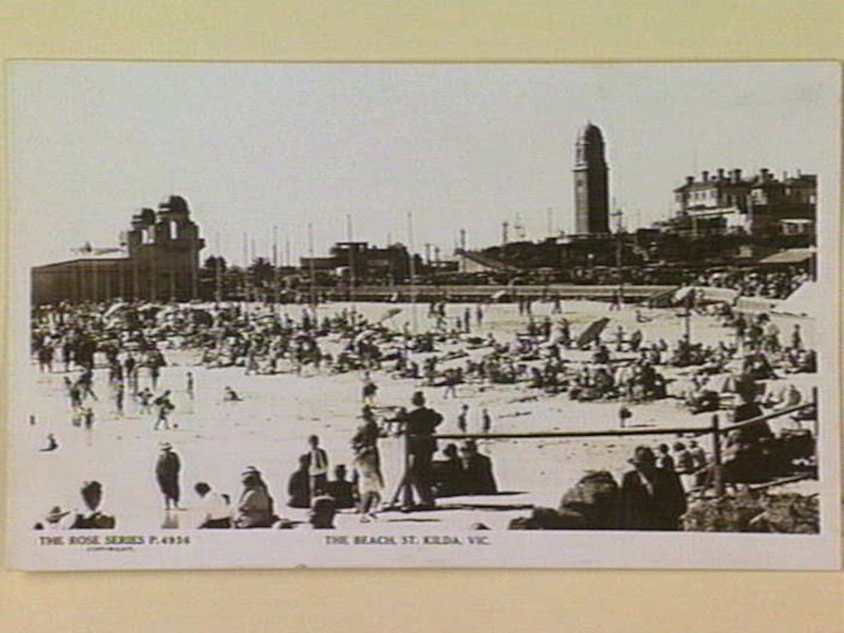 THE BEACH, ST. KILDA, VIC, St Kilda (1930s)