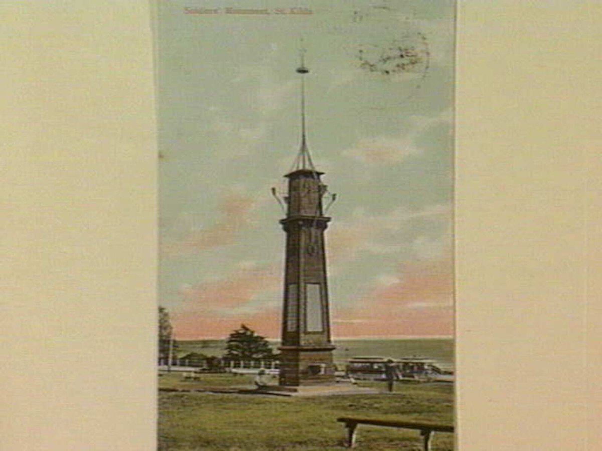 Soldiers' Monument,St. Kilda, St Kilda (c. 1906)