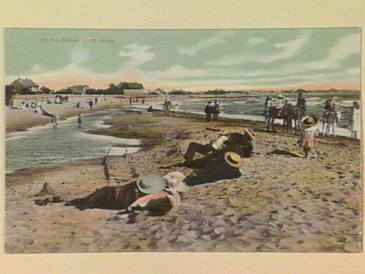 On the Sands at St. Kilda, St Kilda (c. 1907)