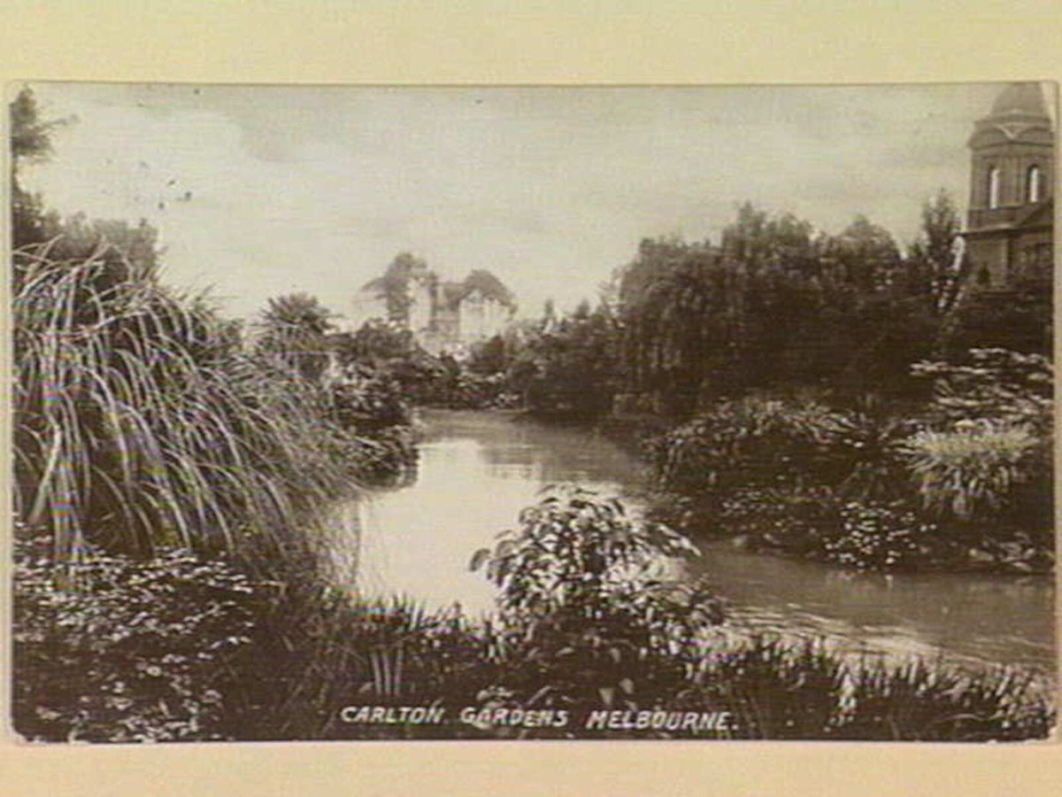 CARLTON GARDENS MELBOURNE (c. 1906)
