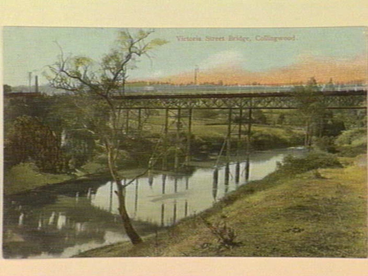 Victoria Street Bridge, Collingwood (c. 1906)