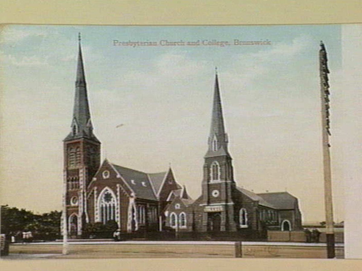 Presbyterian Church and College, Brunswick (c. 1914)