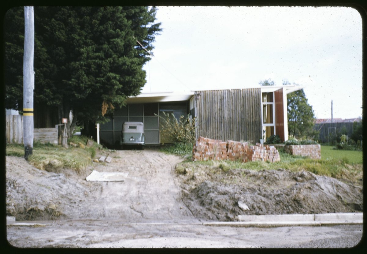 Ian Freeland's own house. 21 Wells Rd. Beaumaris. Melbourne. Vic. 1953