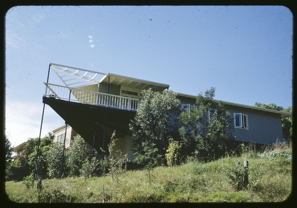 Triangular House - Studley Street, Kew, Melbourne. Roy Grounds. 1951