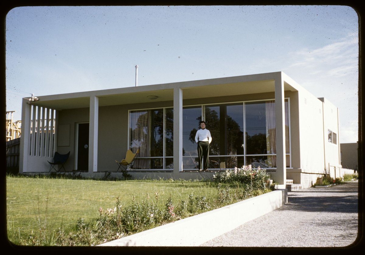 House. 141 Belford Rd. Kew, Melb. Vic. John & Phyllis Murphy. 1954
