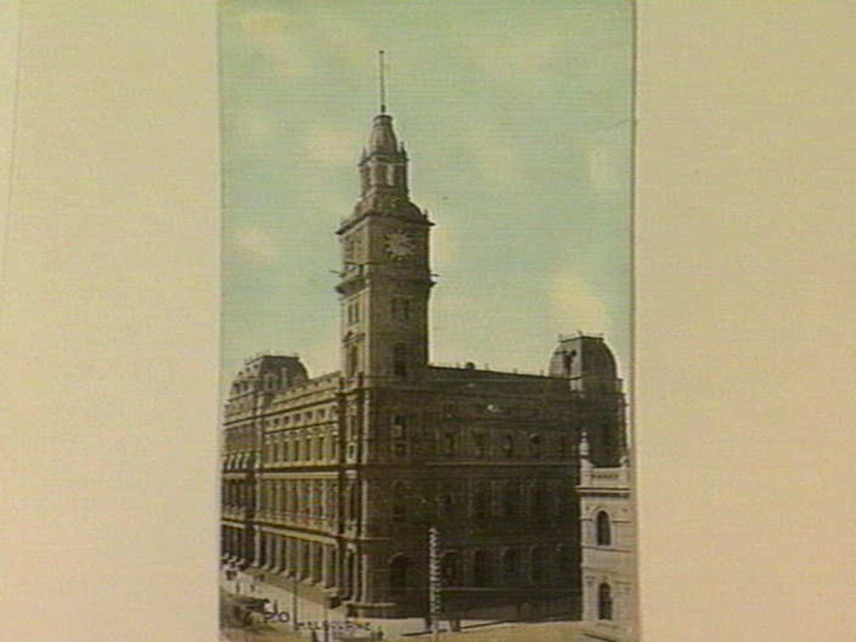 G.P.O. MELBOURNE, Melbourne City (c. 1906)