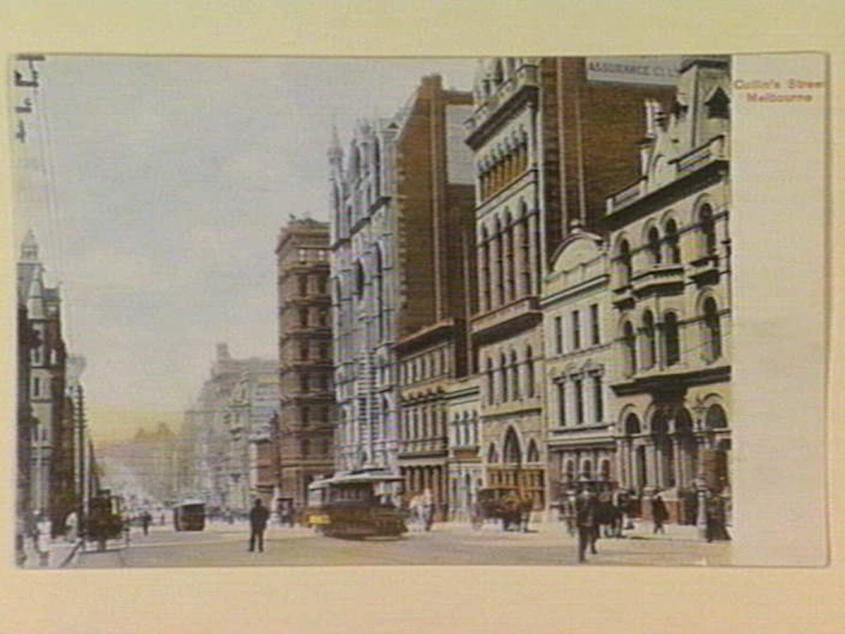 Collin's Street Melbourne (c. 1906)