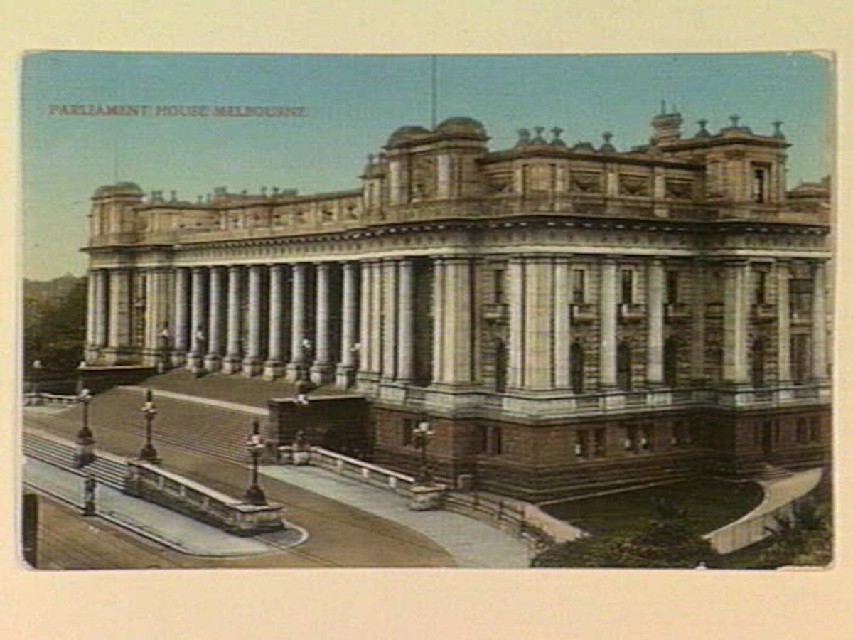 PARLIAMENT HOUSE MELBOURNE, East Melbourne (c. 1908)