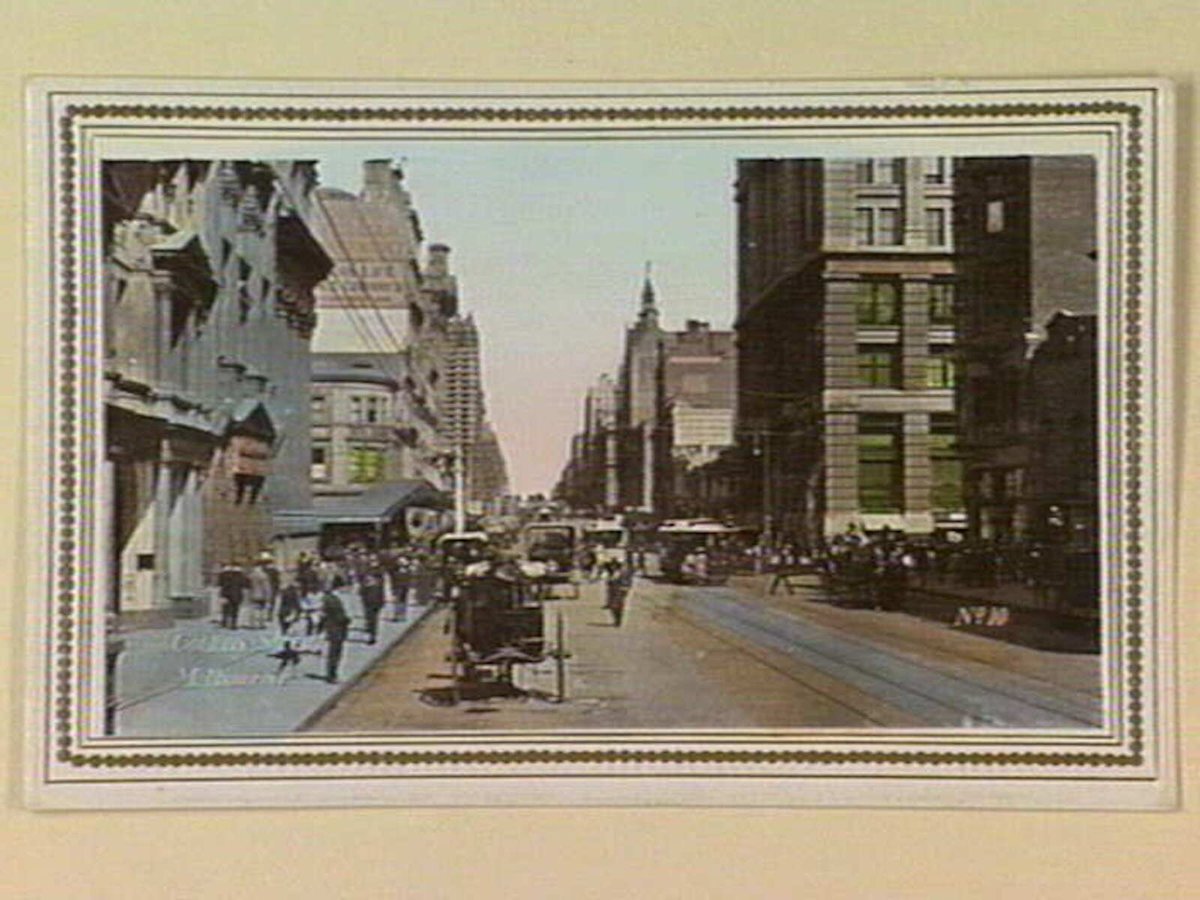 Collins Street Melbourne, Melbourne City (c. 1908)