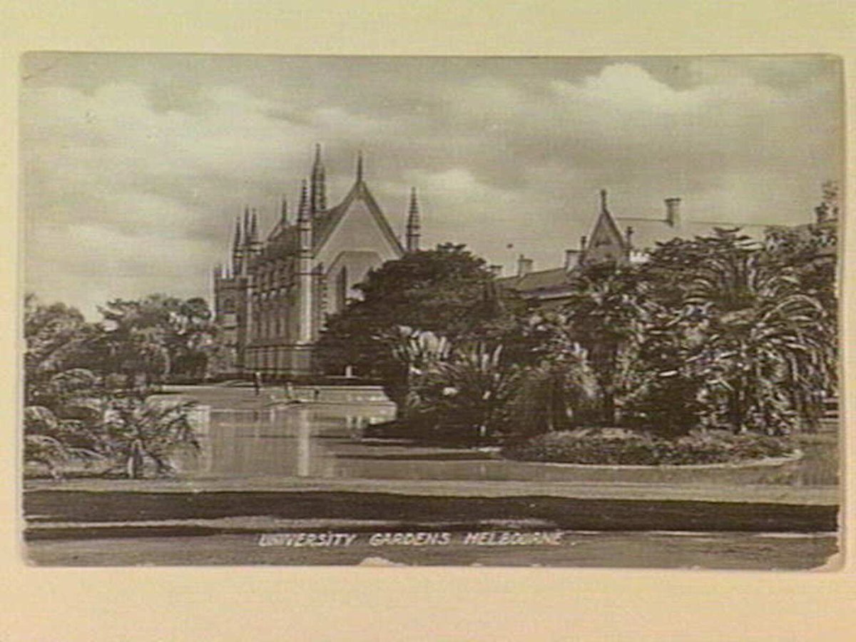 UNIVERSITY GARDENS MELBOURNE (c. 1907)