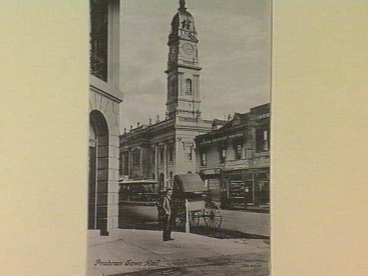 Prahran Town Hall (c. 1910)